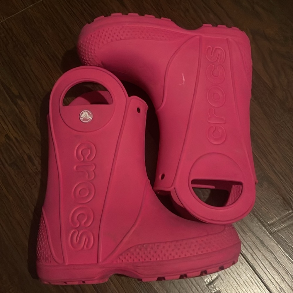 Croc rain boots
